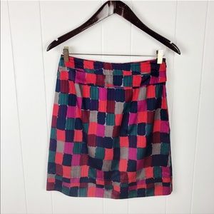 Marc by Marc Jacobs Square Print Bow Back Skirt 4